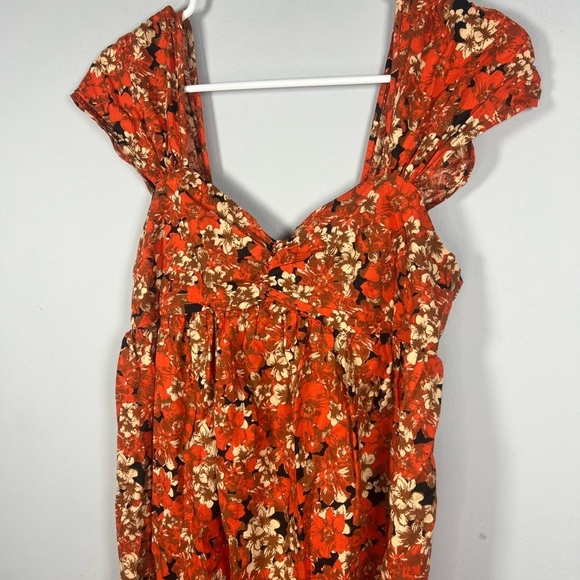 Free People Pattern Play Floral Mini Dress XS - Picture 5 of 10